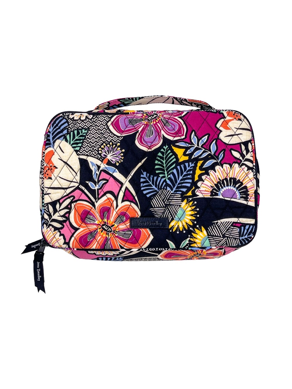 Vera Bradley Travel Make Up Bag/Case Kauai Floral Pattern
